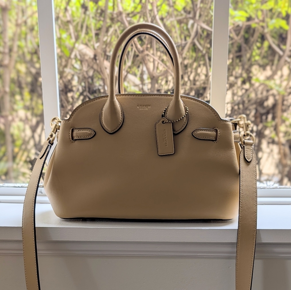 Coach Empire 26 Tan Leather Satchel